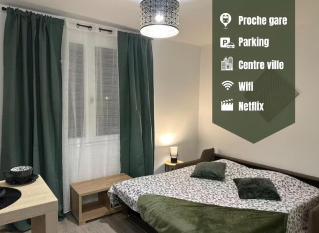 Apartmán Studio Meuble Wifi Elm Tonneins Exteriér fotografie